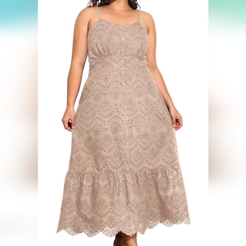PINUP FASHION Open Knit Dress with Pockets